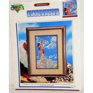 Skyhunter Native American Cross Stitch Leaflet Book Color Charts 10601 1990